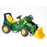 Minamas traktorius su kaušu ir pripučiamais ratais - vaikams nuo 3 iki 8 metų | rollyFarmtrac John Deere | Rolly Toys